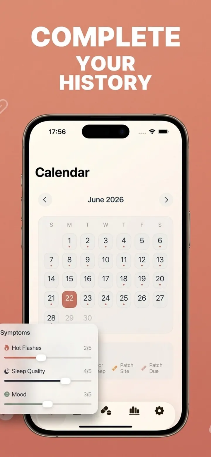 Calendar History Screen